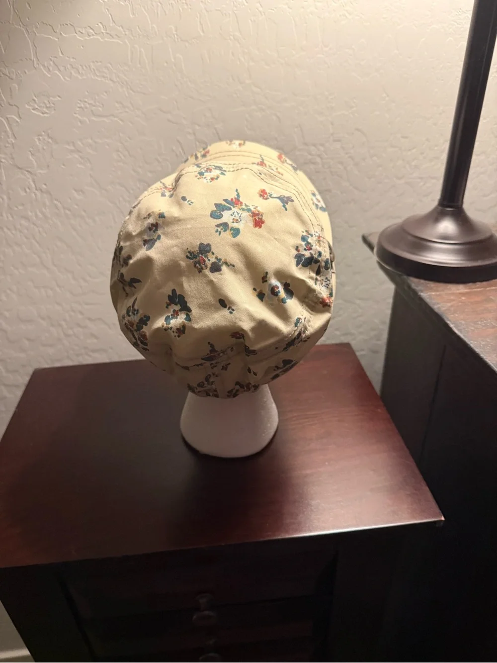 Unbranded Beige Floral Bucket Hat for Men